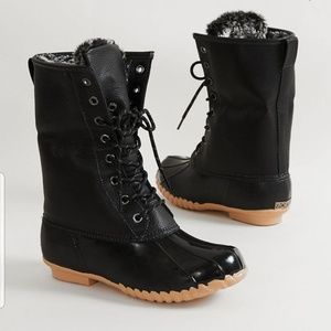 Delinda leather duck boot